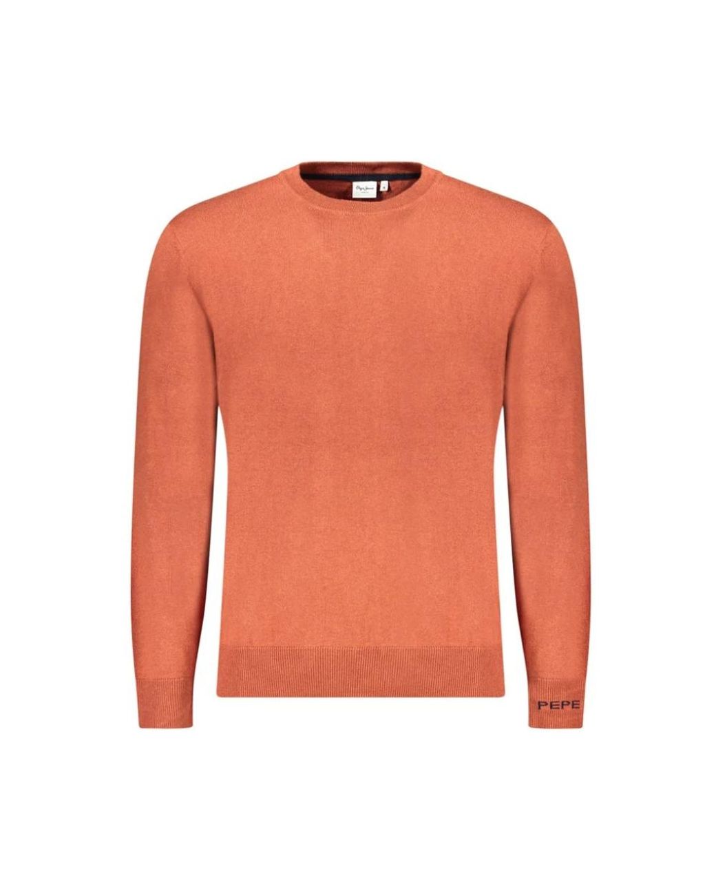 Pepe Jeans Orange Round-Neck Knitwear for men