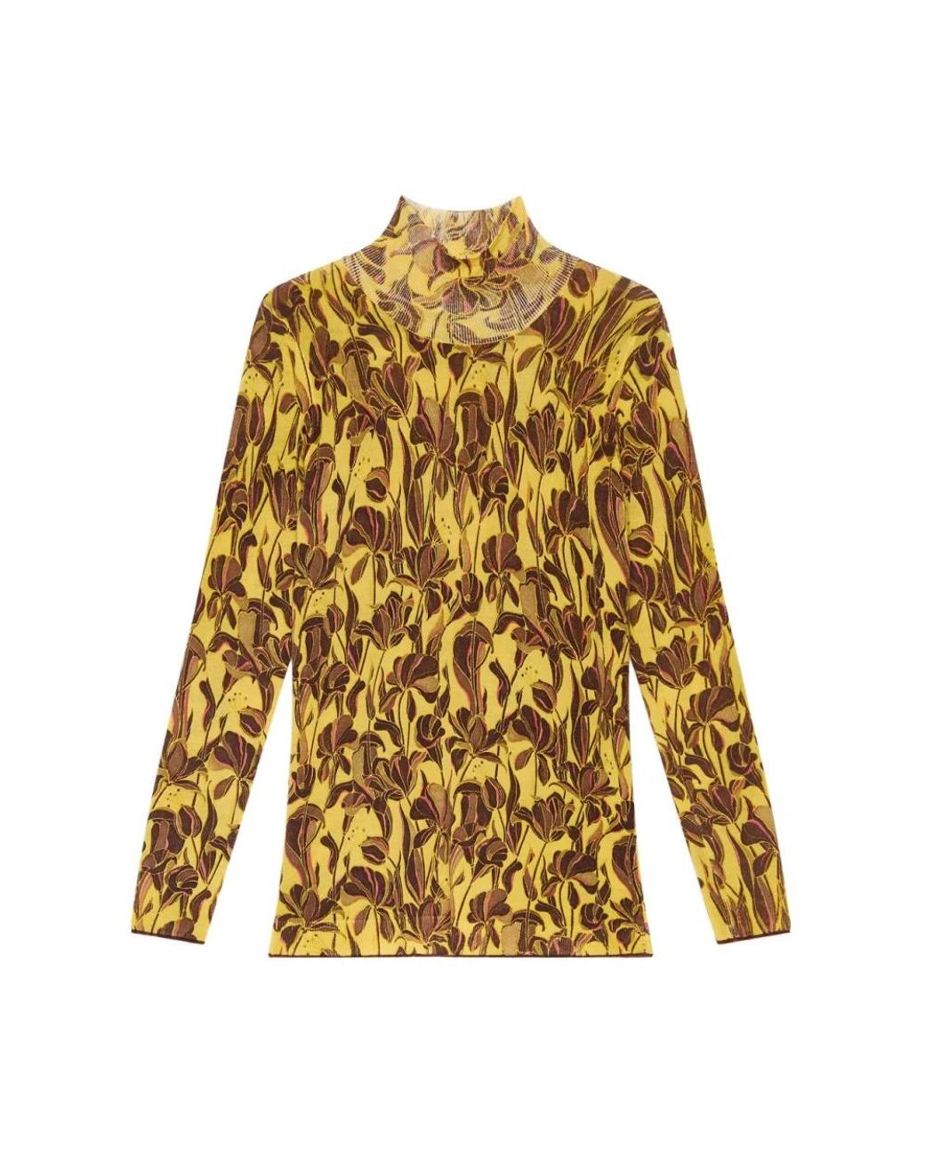 Turtlenecks Maliparmi de color Yellow