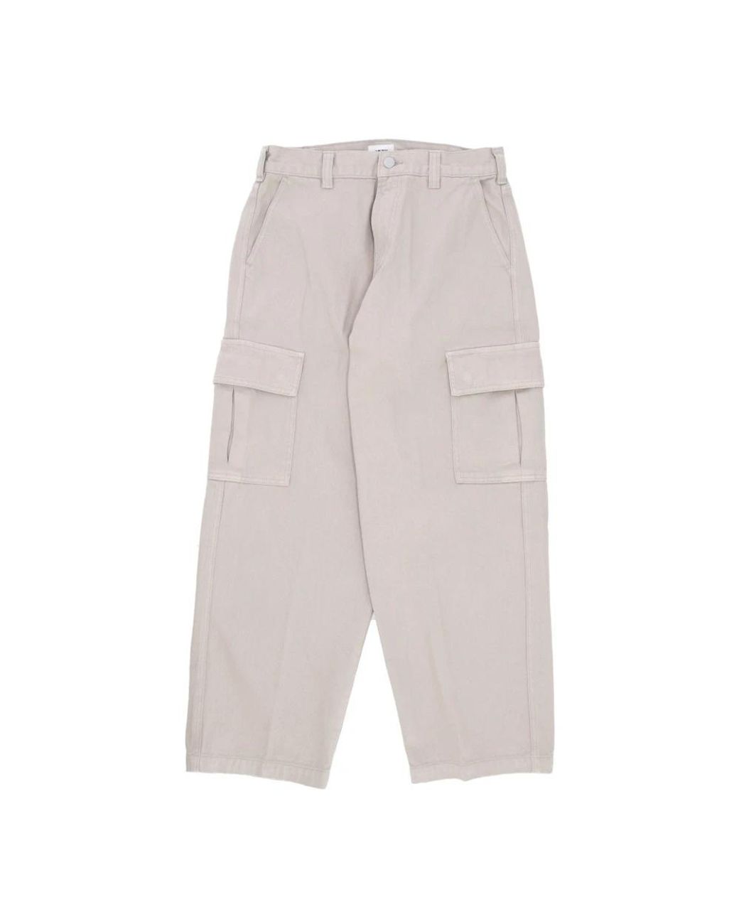 Obey Broeken ,Grijs ,Denim Cargo Denim Pant in het Gray voor heren