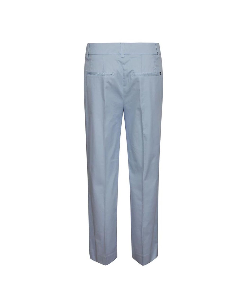 Dondup Blue Straight Trousers