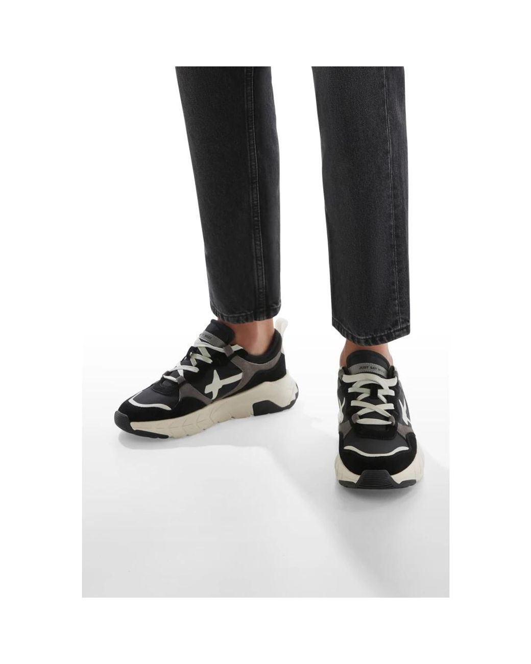 W6yz Black Sneakers for men
