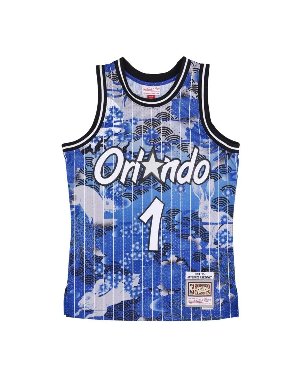 Mitchell & Ness Fitness ,Blauw ,Polyester Nba Swingman Jersey 1994 Hardwood Classics in het Blue voor heren