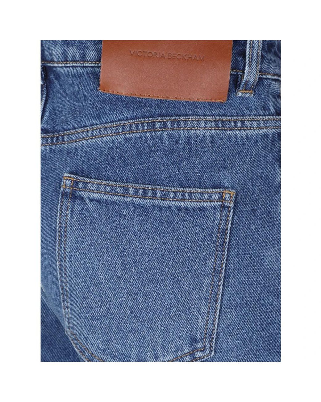 Victoria Beckham Blue Bootcut Jeans