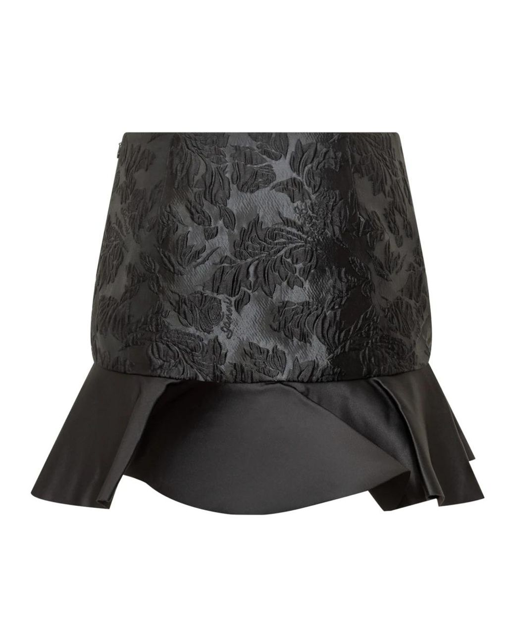 Ganni Black Short Skirts