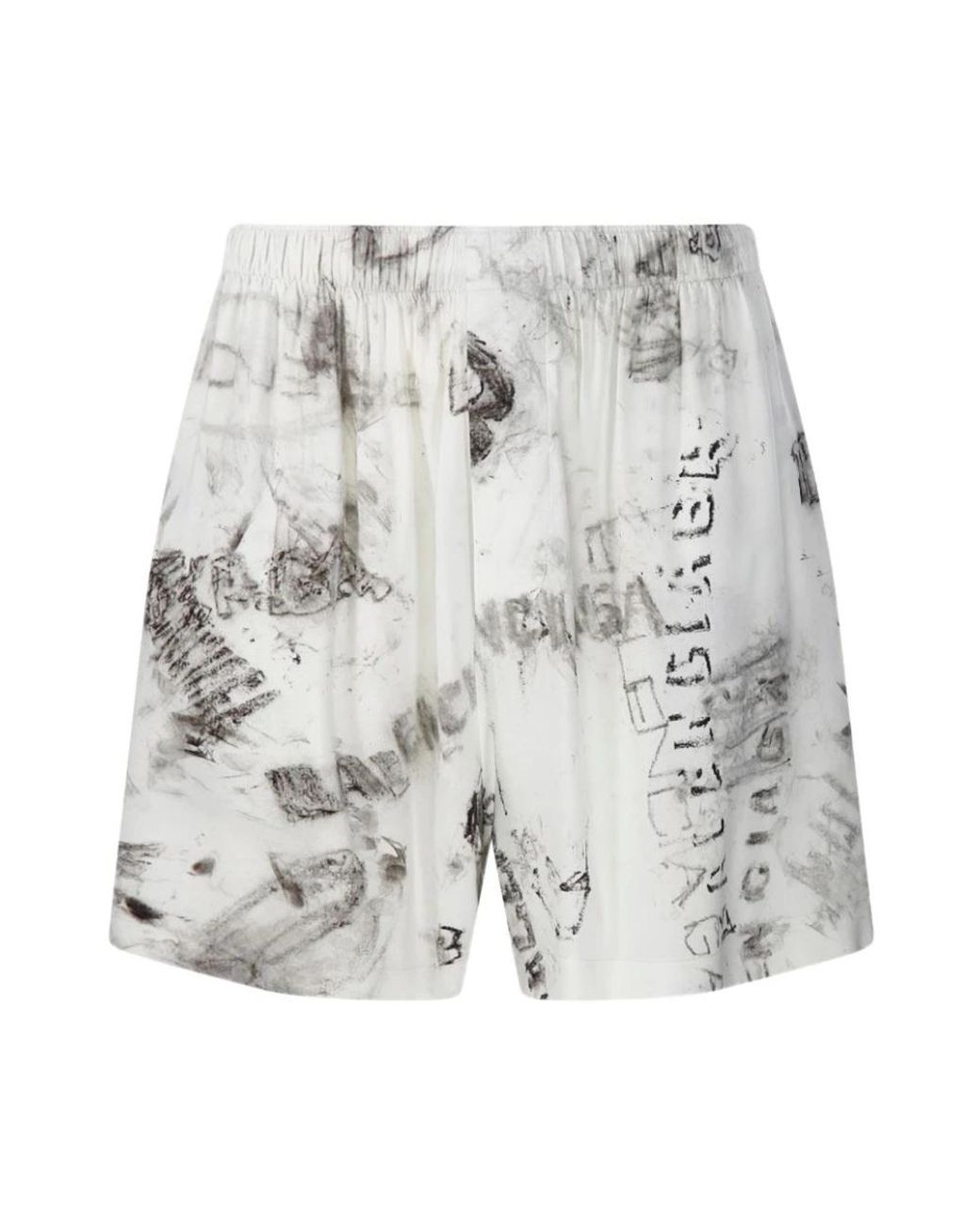 Balenciaga Gray Casual Shorts for men