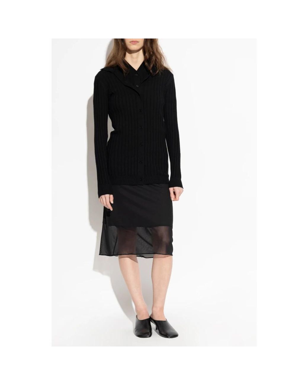 IRO Truien & Vesten ,Zwart ,Wol Cardigan Leonise in het Black