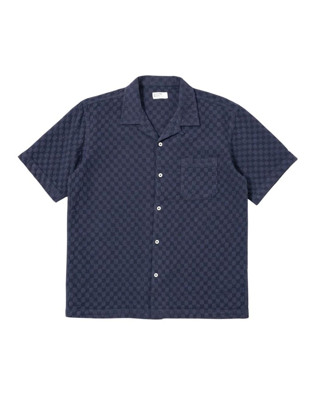 Universal Works Blue Short Sleeve Shirts for men