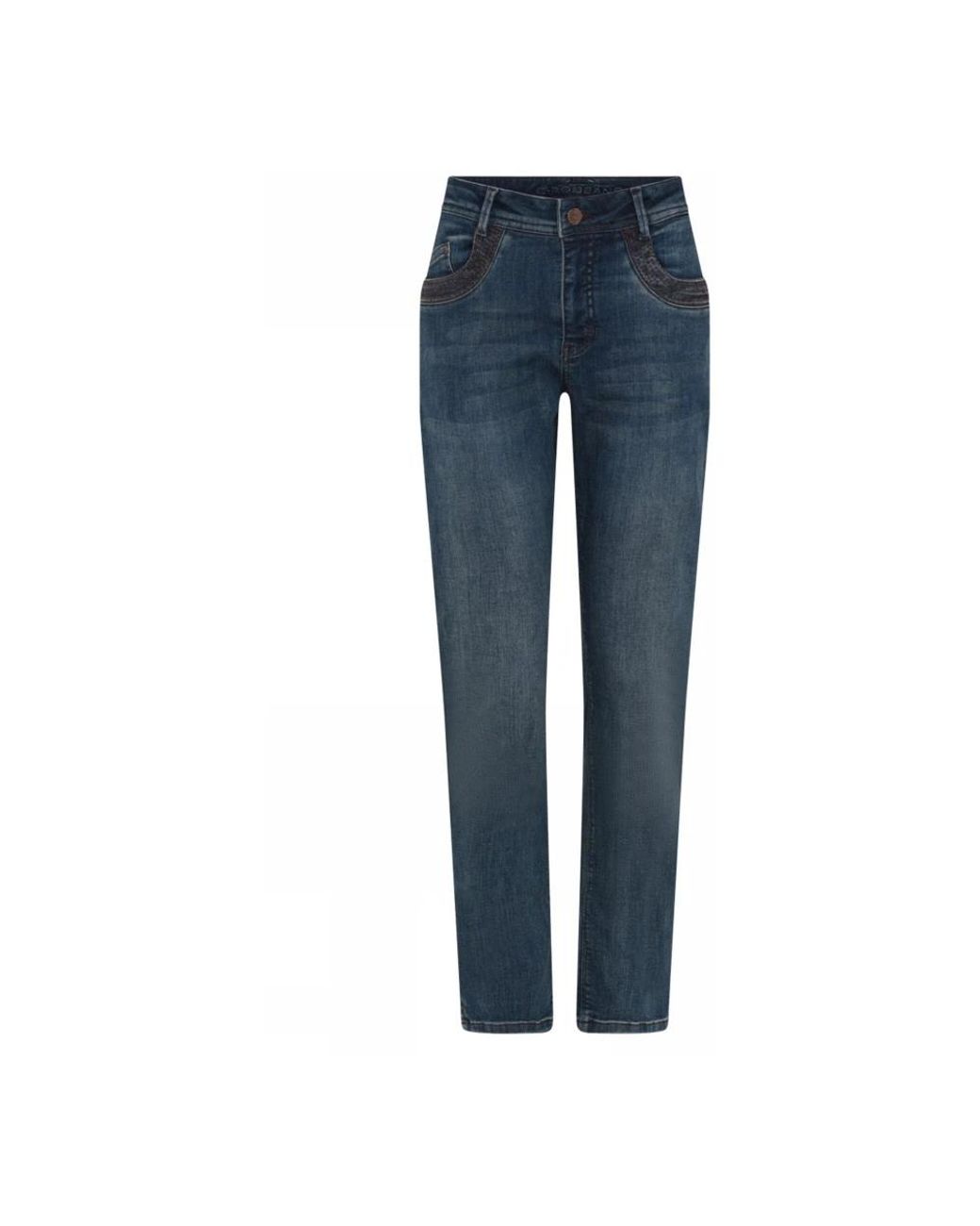 Cro Jeans ,Blauw ,Denim Slim Bottom Up Denim Jeans Blauw in het Blue