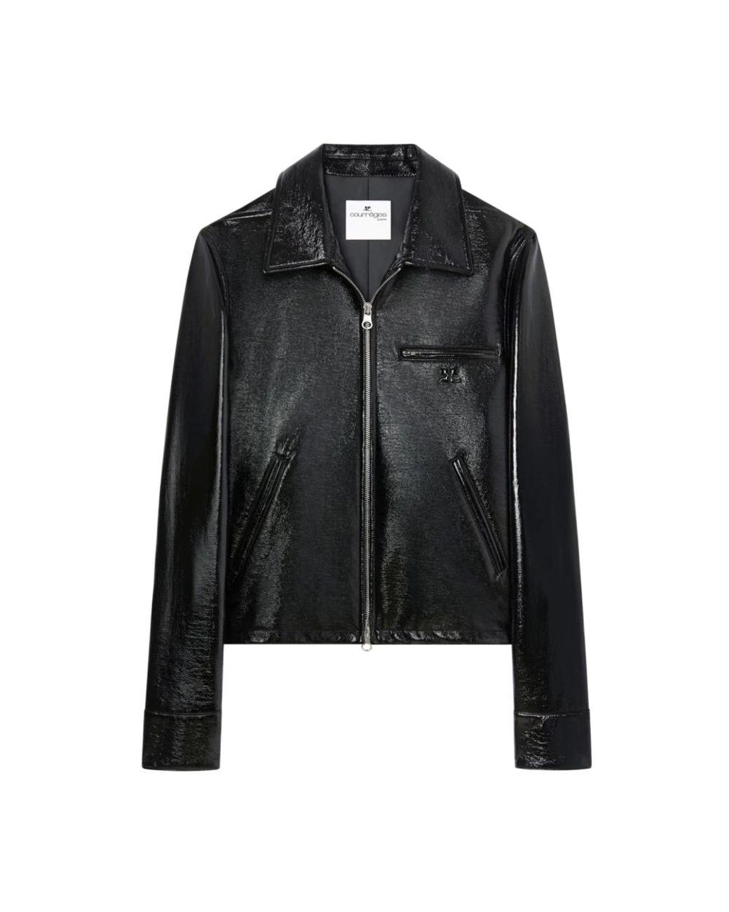 Courreges Black Light Jackets for men