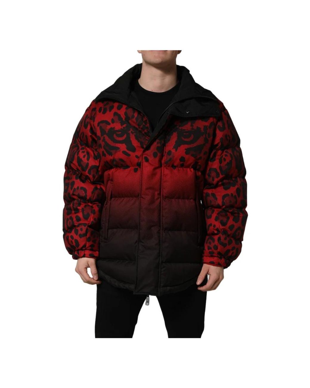 Dolce & Gabbana Red Winter Jackets for men