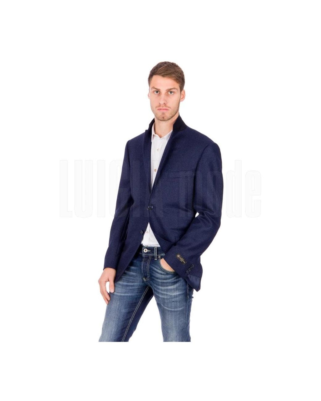 Blazers Corneliani de hombre de color Blue