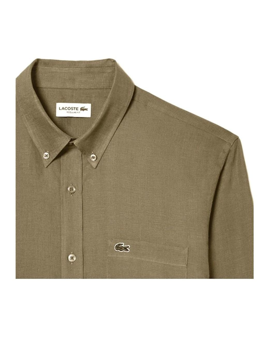Lacoste Green Casual Shirts for men