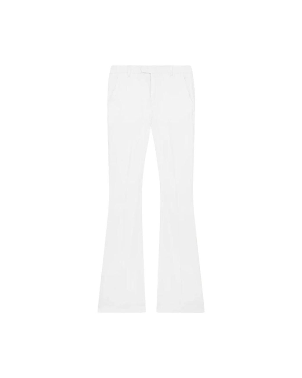 Dondup White Wide Trousers