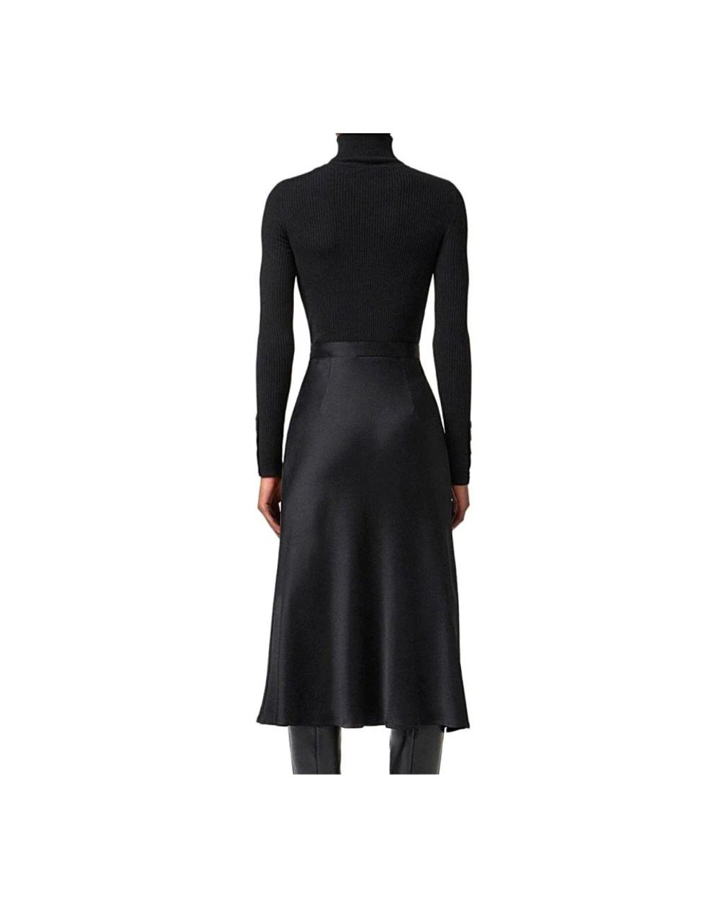 Elisabetta Franchi Black Midi Dresses