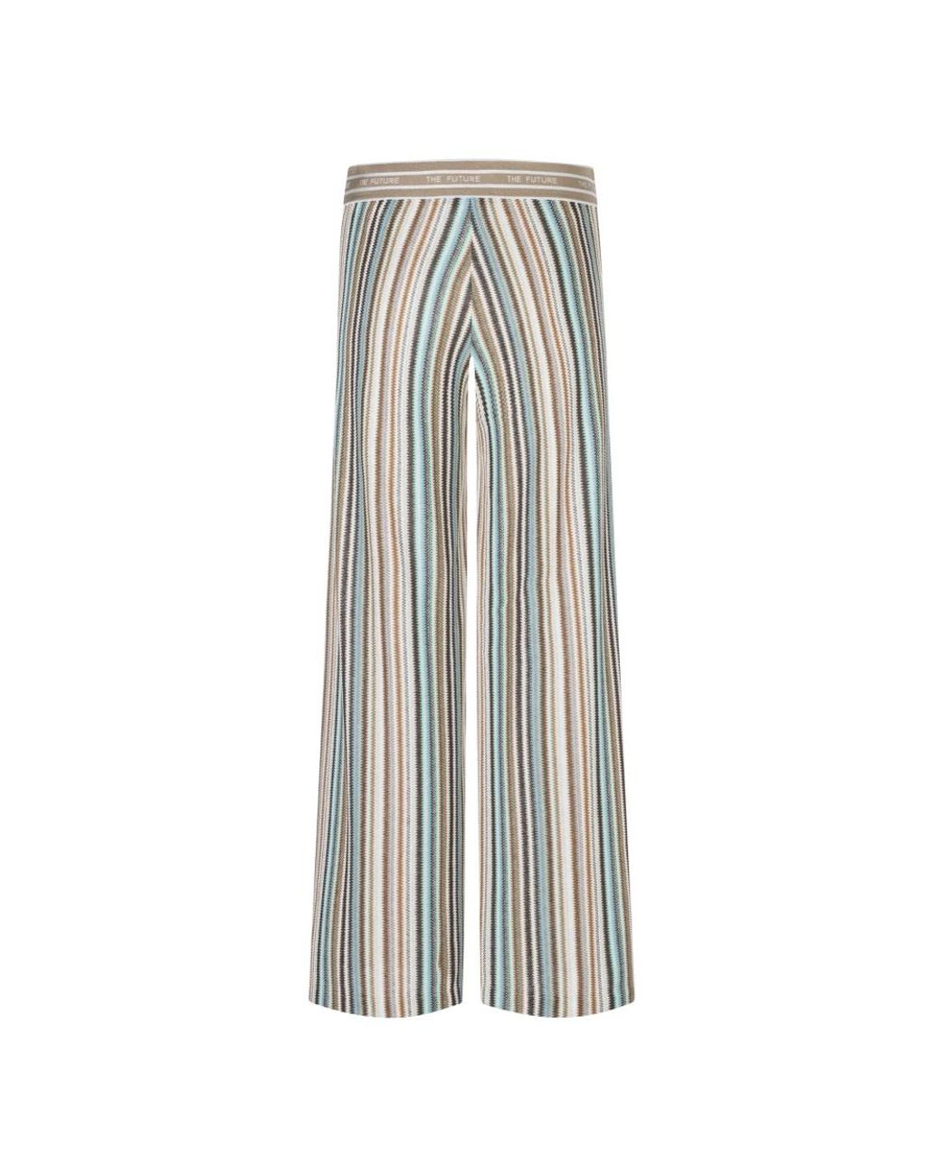 Cambio Gray Wide Trousers
