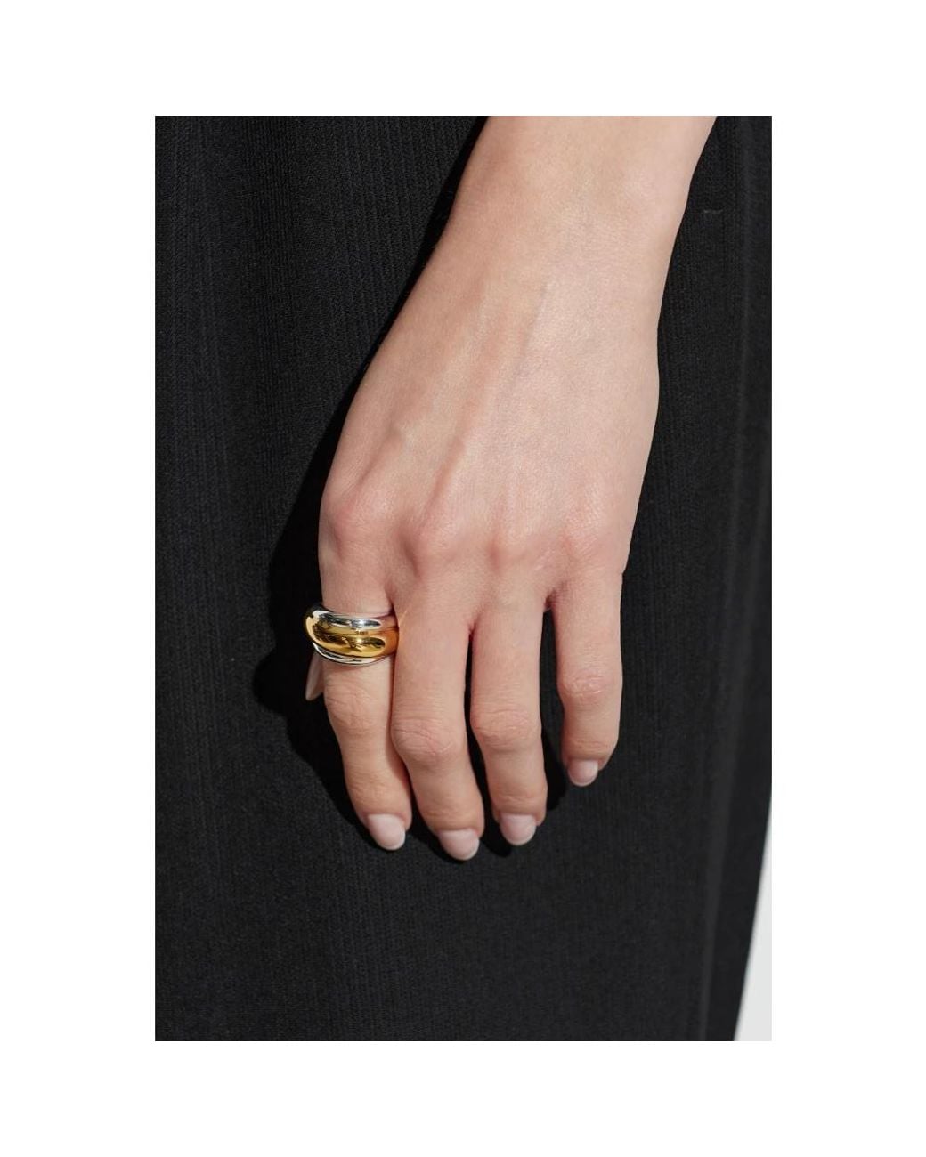 LIE STUDIO White The Zoe Ring