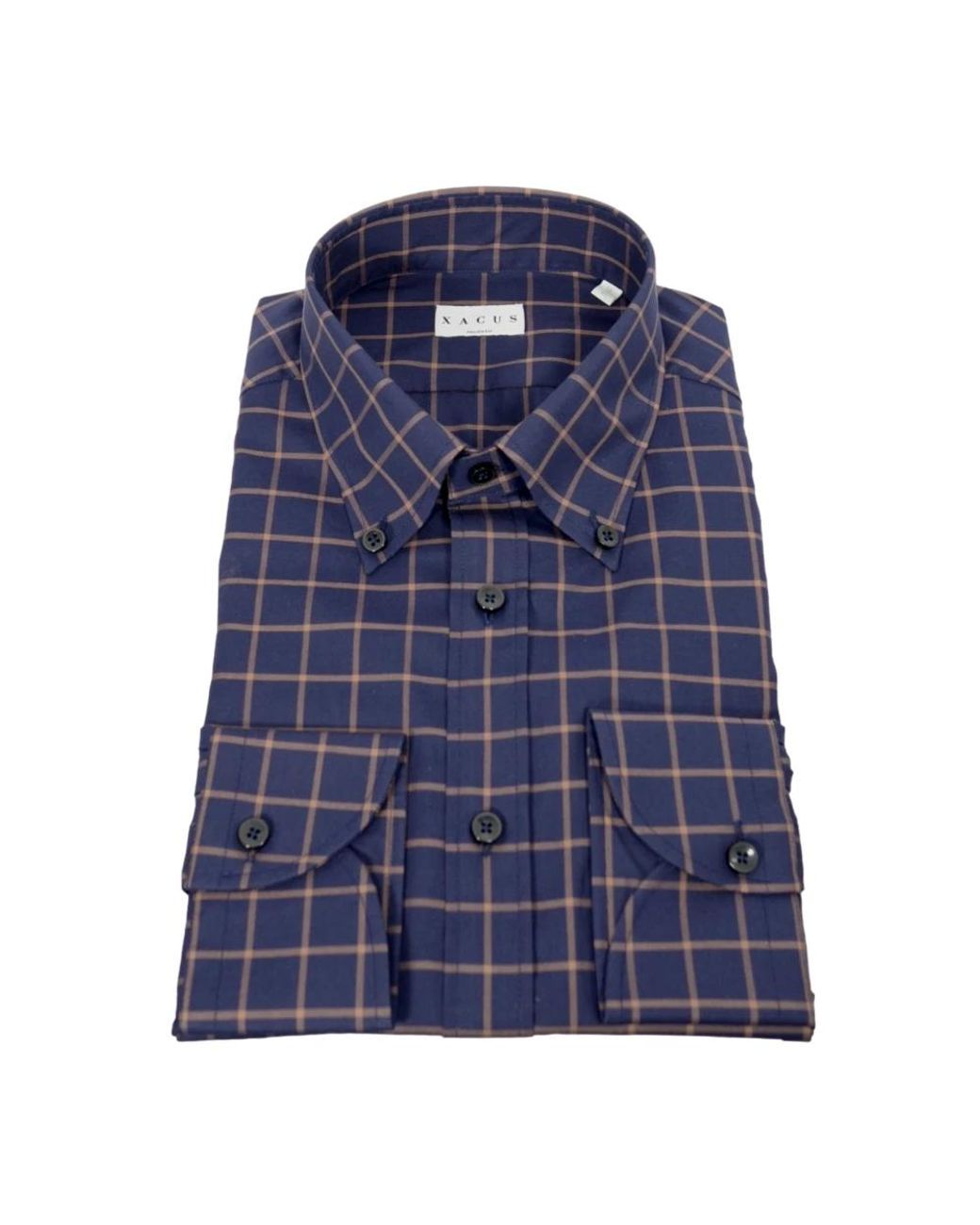 Xacus Blue Casual Shirts for men