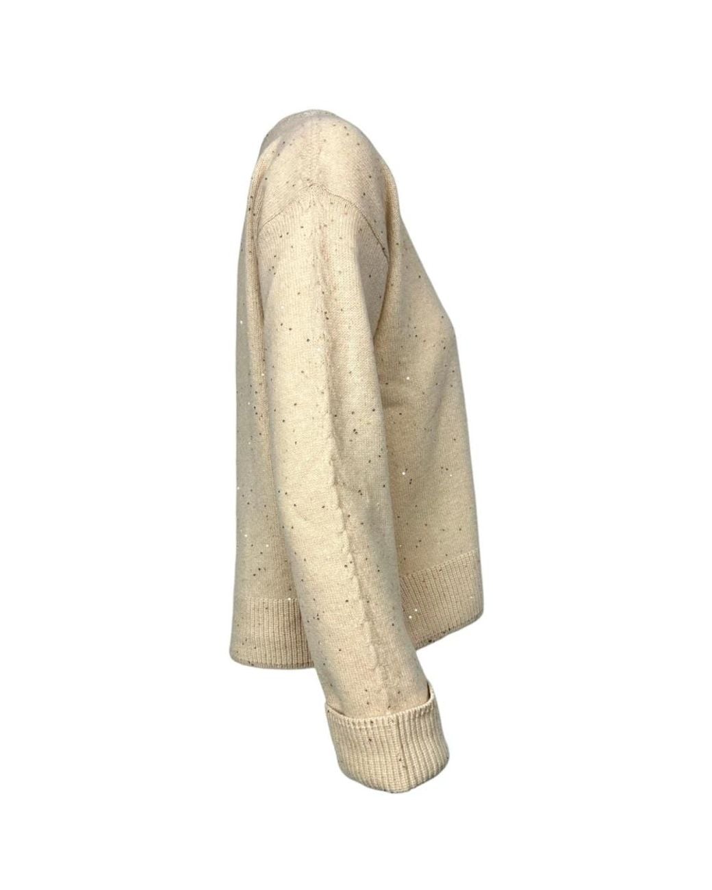 D.exterior Natural Round-Neck Knitwear