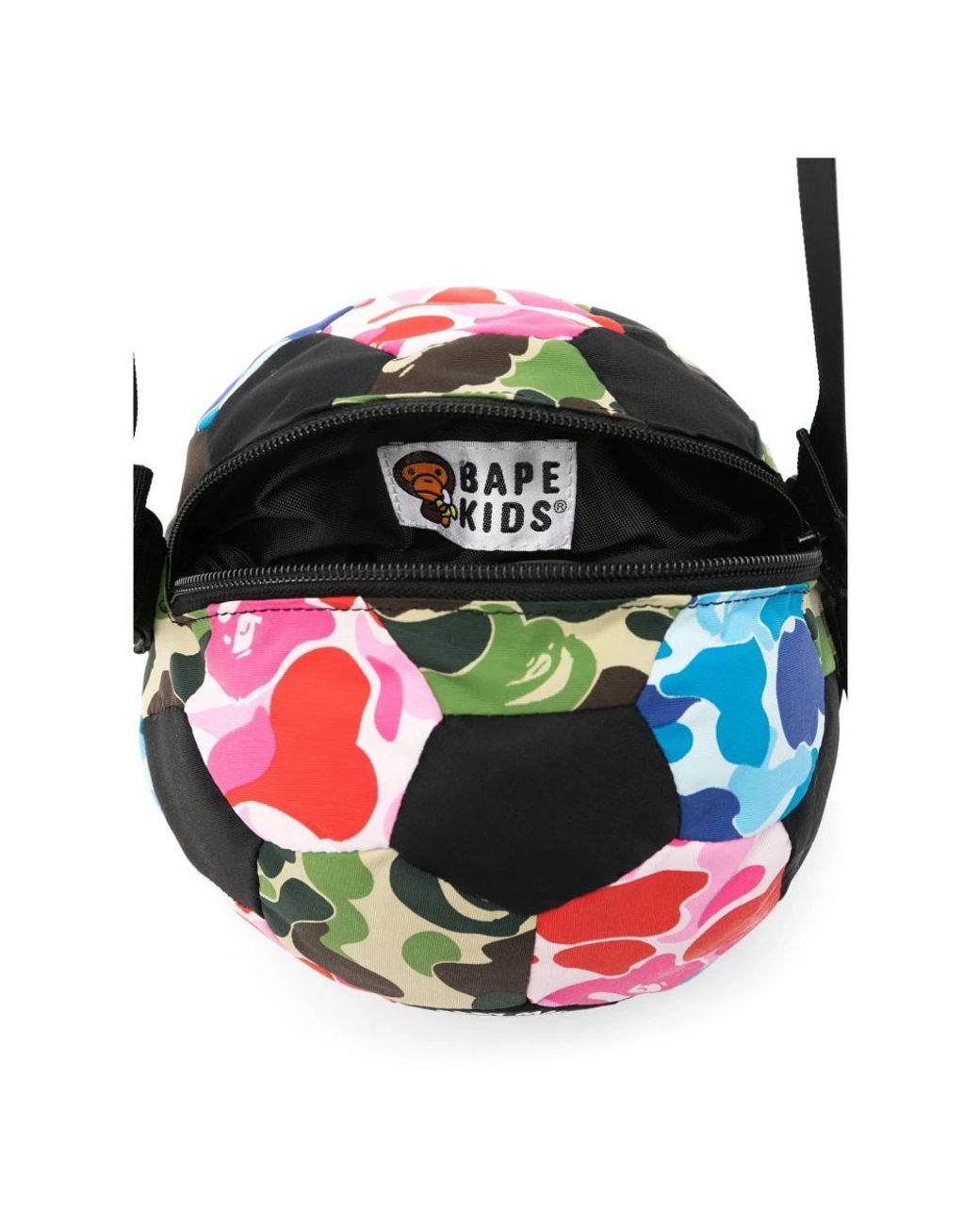 A Bathing Ape White Abc Camo Milo Soccer Ball Shoulder Bag K for men