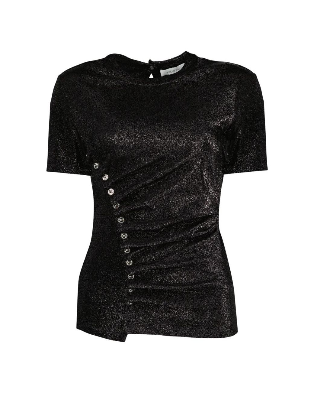 Rabanne Black T-Shirts