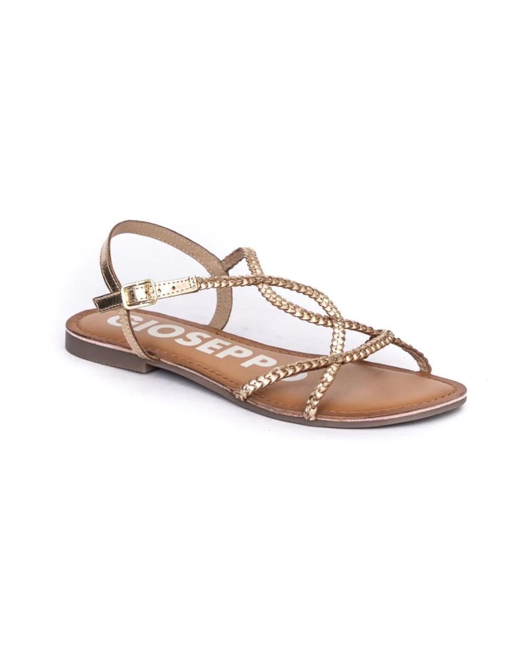 Flat Sandals di Gioseppo in Natural