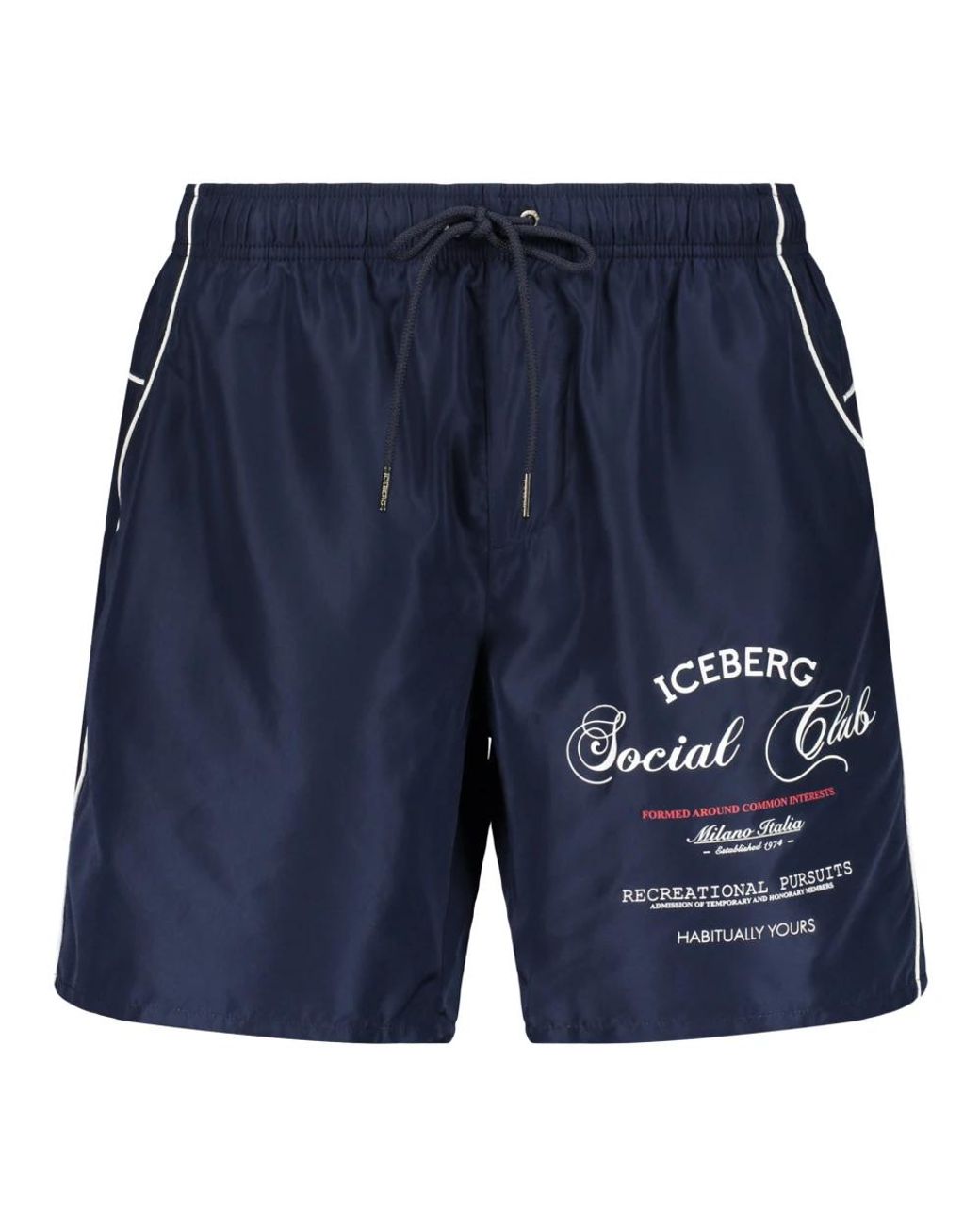 Iceberg Beachbroek in het Blue voor heren