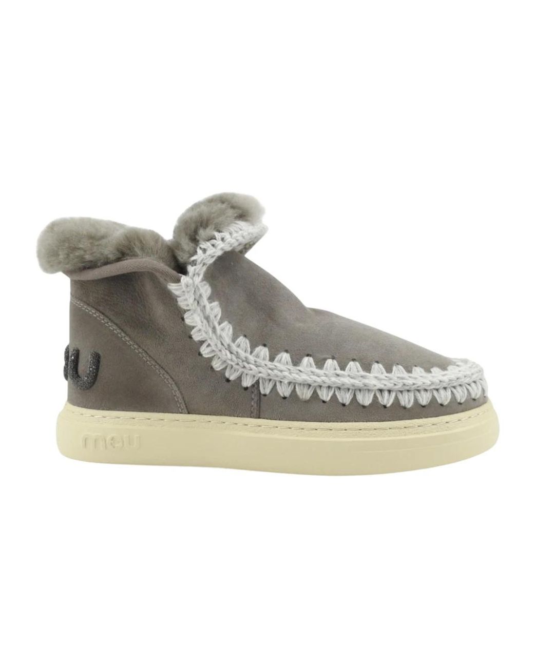 Mou Gray Winter Boots