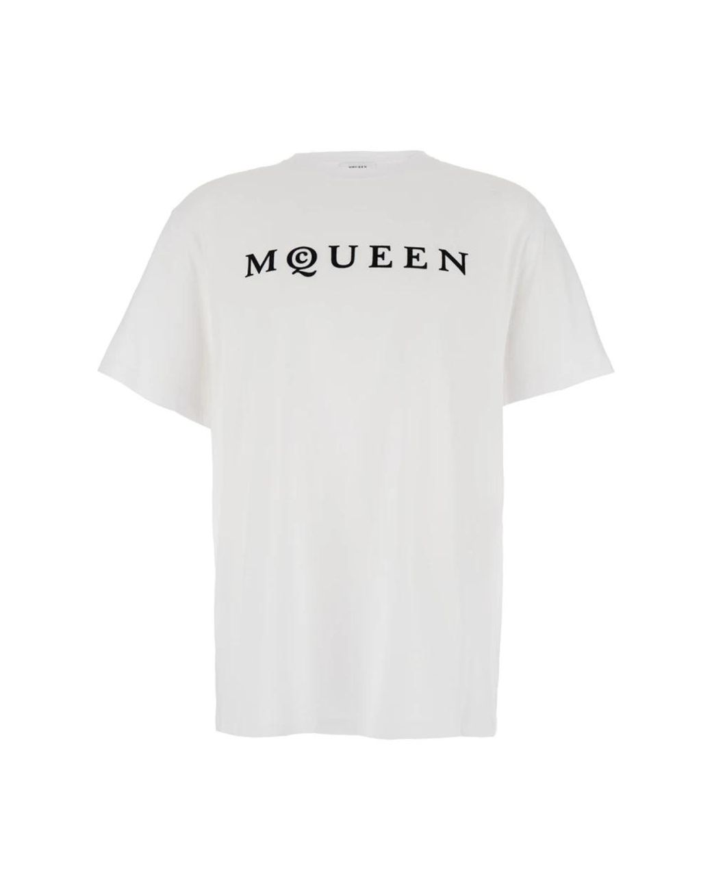 McQueen Tops ,Wit ,Klassiek Nero T-Shirt Voor in het White voor heren