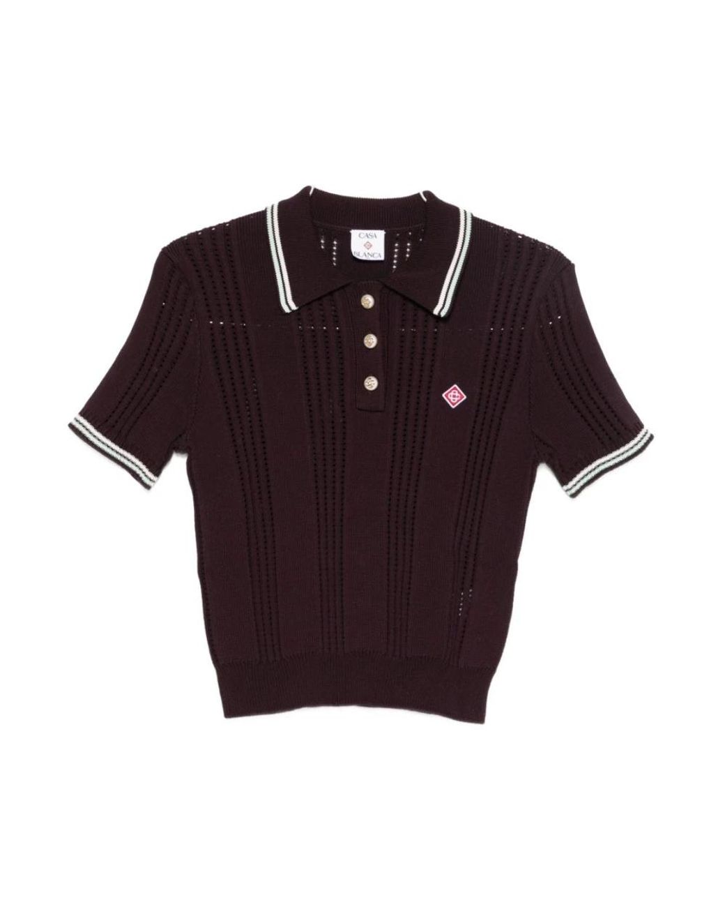 Casablanca Purple Polo Shirts
