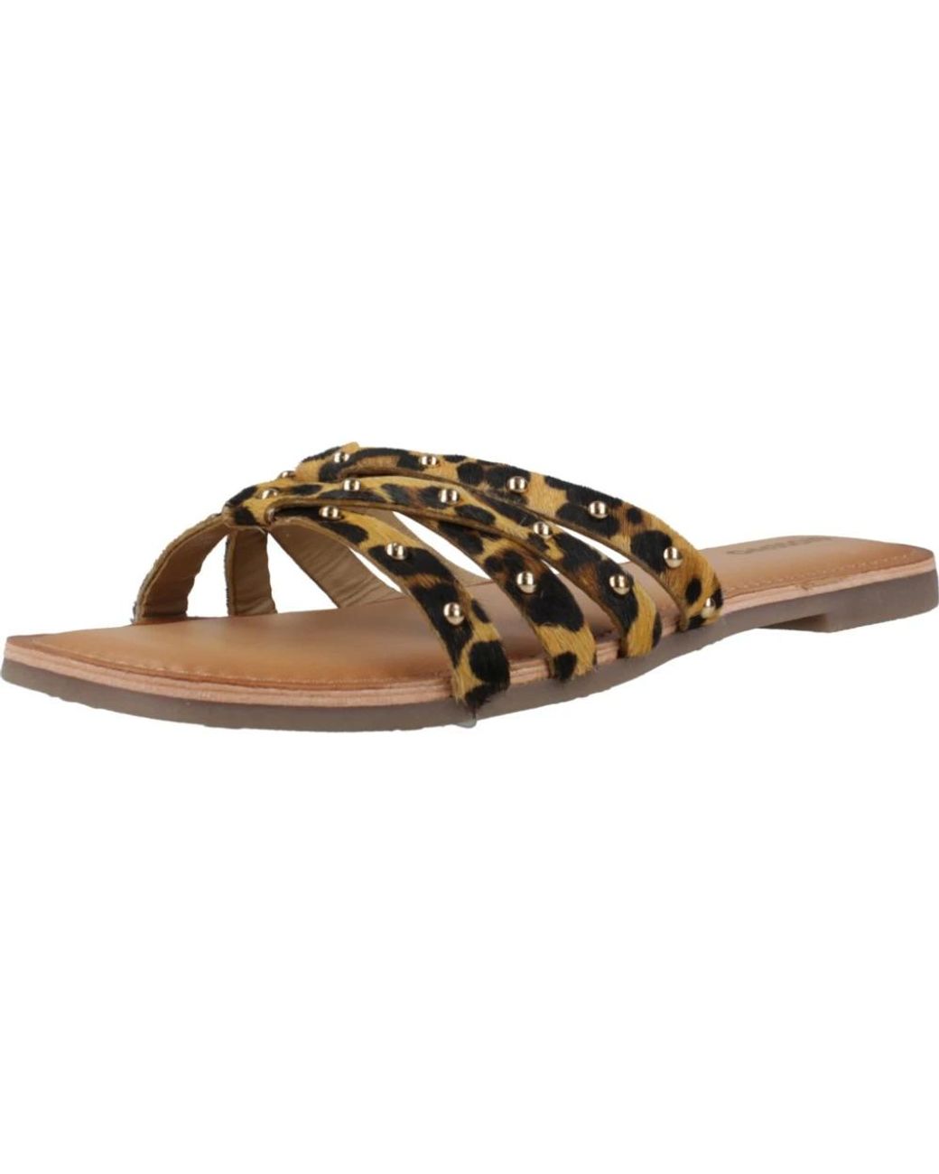 Gioseppo Brown Sabelle Sandal Sliders