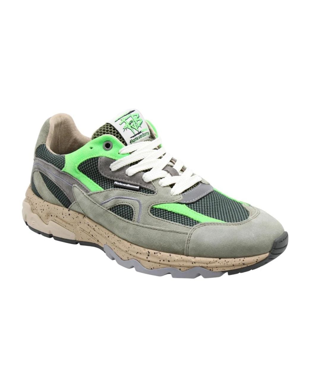 Floris Van Bommel Green Sneakers for men