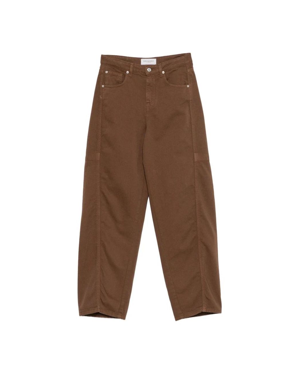 Ermanno Scervino Brown Loose Fit Jeans