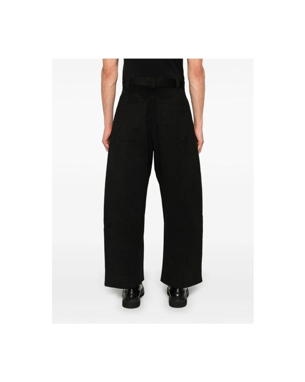 Studio Nicholson Blue Wide Trousers for men
