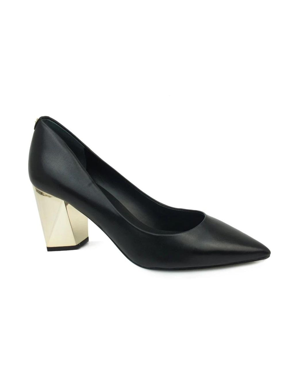 Guess Schoenen ,Zwart ,Leer Dècolletè in het Blue