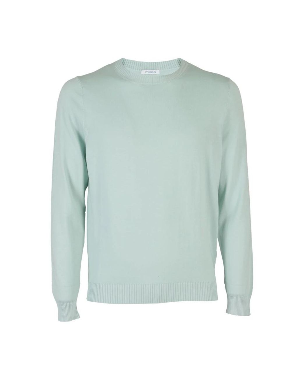 Malo Green Round-Neck Knitwear for men