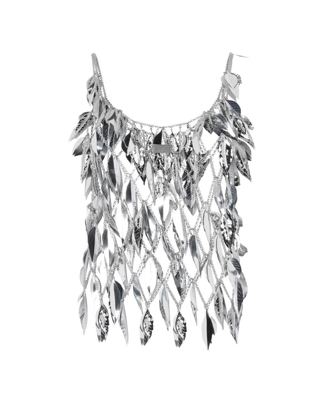 Rabanne Gray Sleeveless Tops