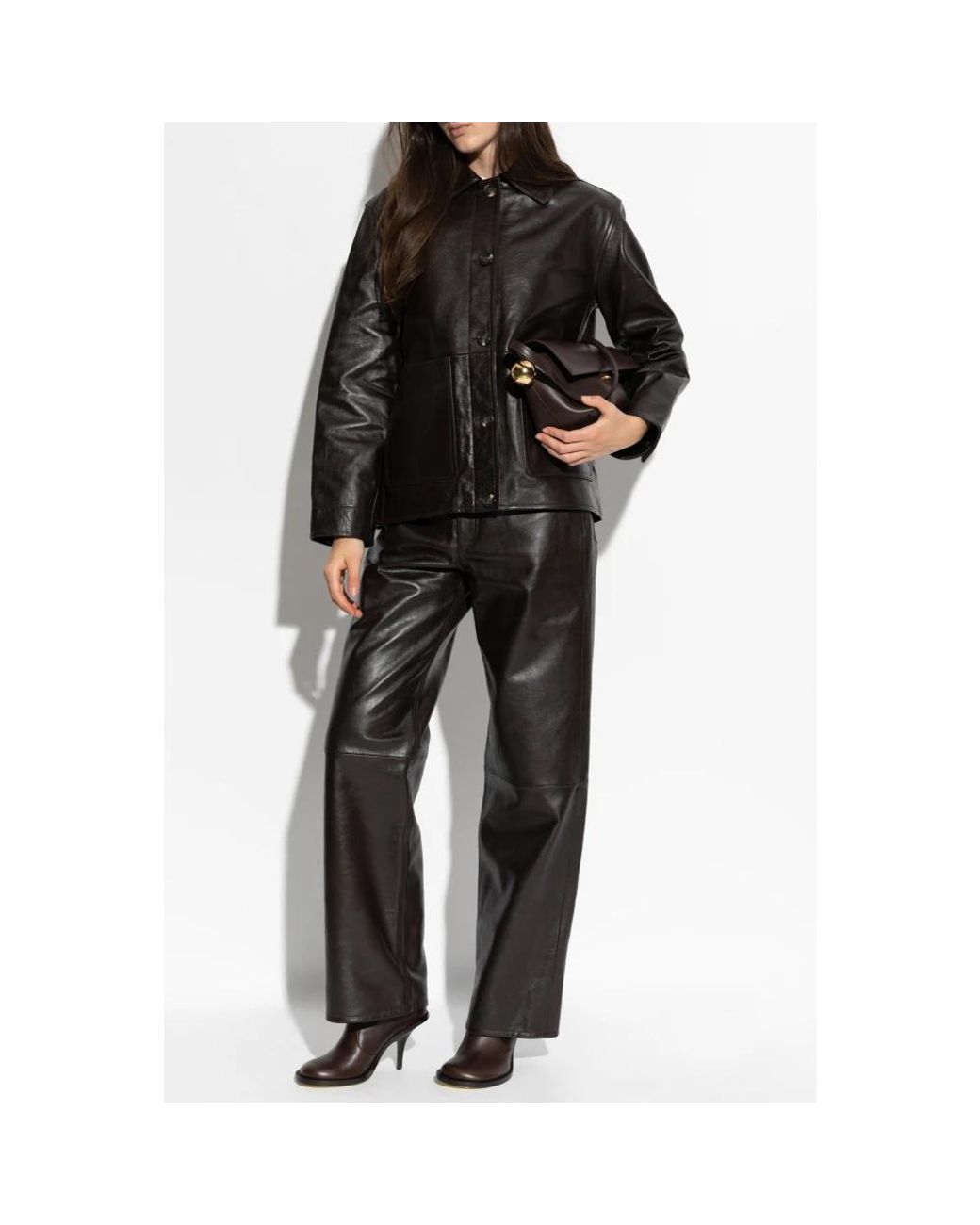 Leather Trousers Rag & Bone de color Black