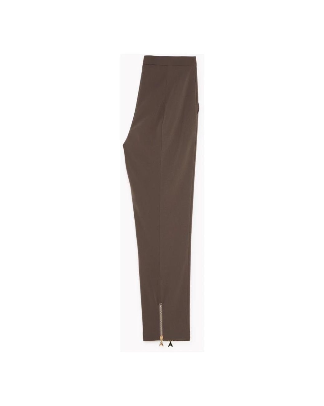 Patrizia Pepe Brown Straight Trousers