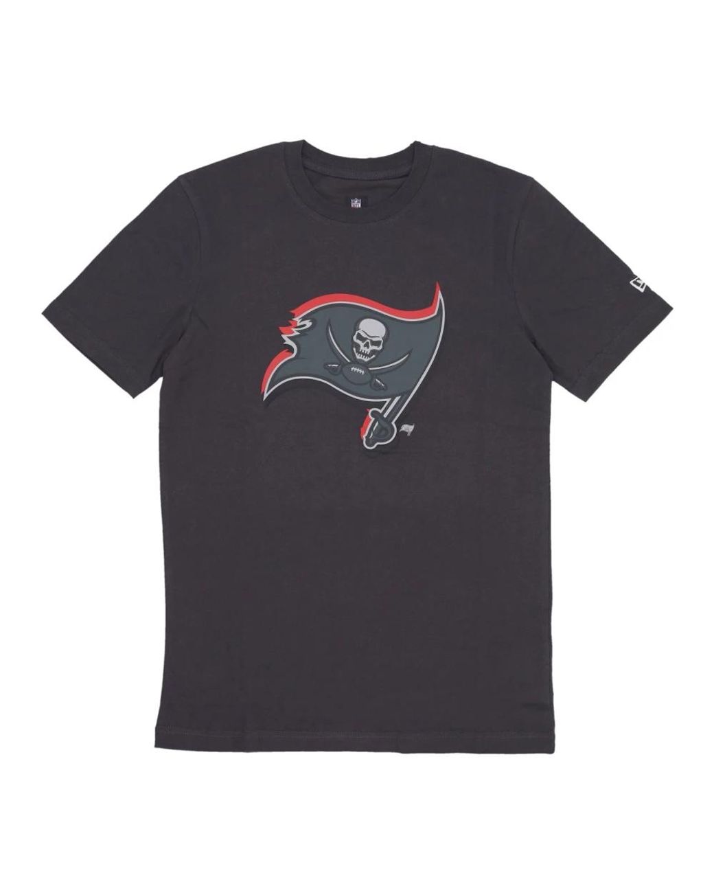 KTZ Tops ,Grijs ,Katoen Tampa Bay Buccaneers Voetbal Tee in het Black voor heren