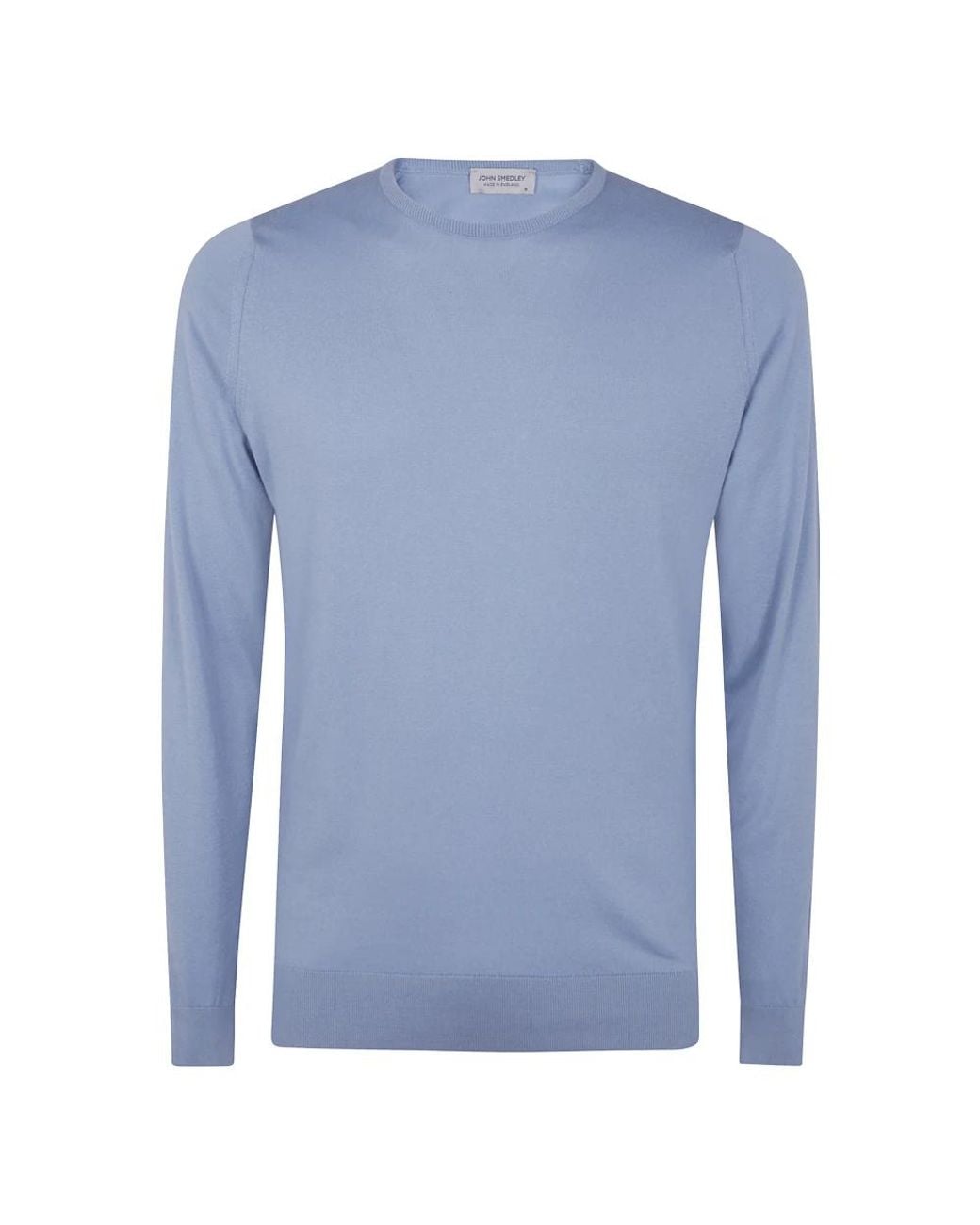 John Smedley Blue Round-Neck Knitwear for men