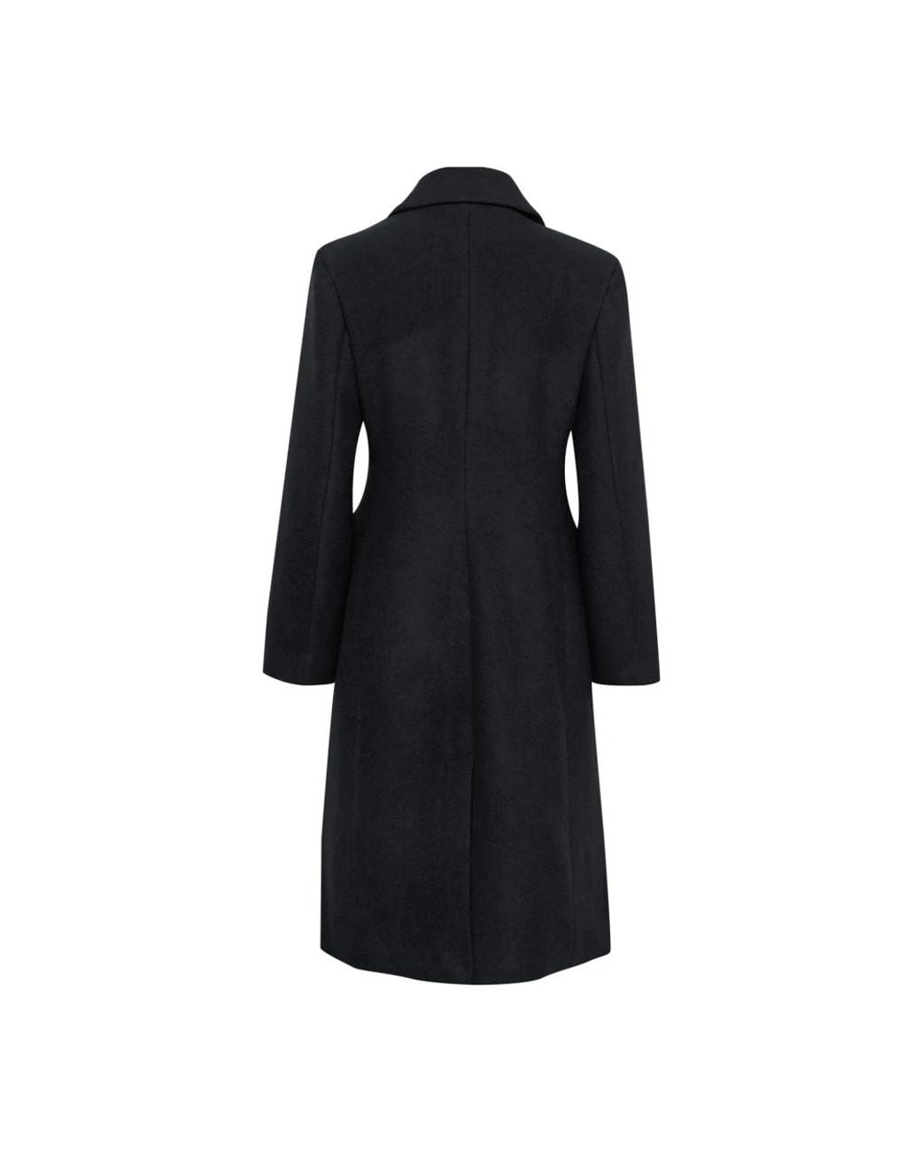 Inwear Black Double-Breasted Coats