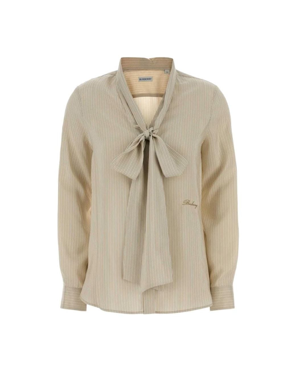 Burberry Natural Blouses