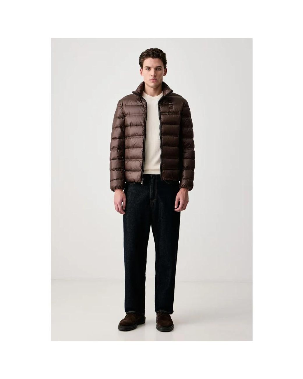 Blauer Belmont Jacke in Brown für Herren