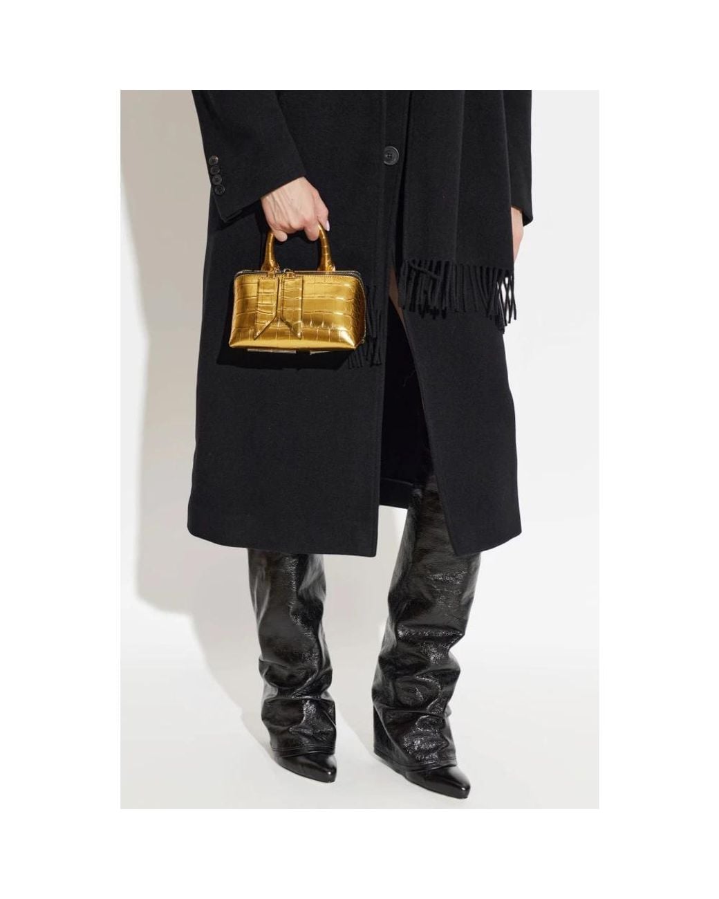 The Attico Metallic Handbags
