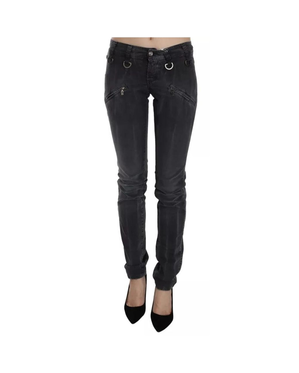 John Galliano Black Slim-Fit Jeans