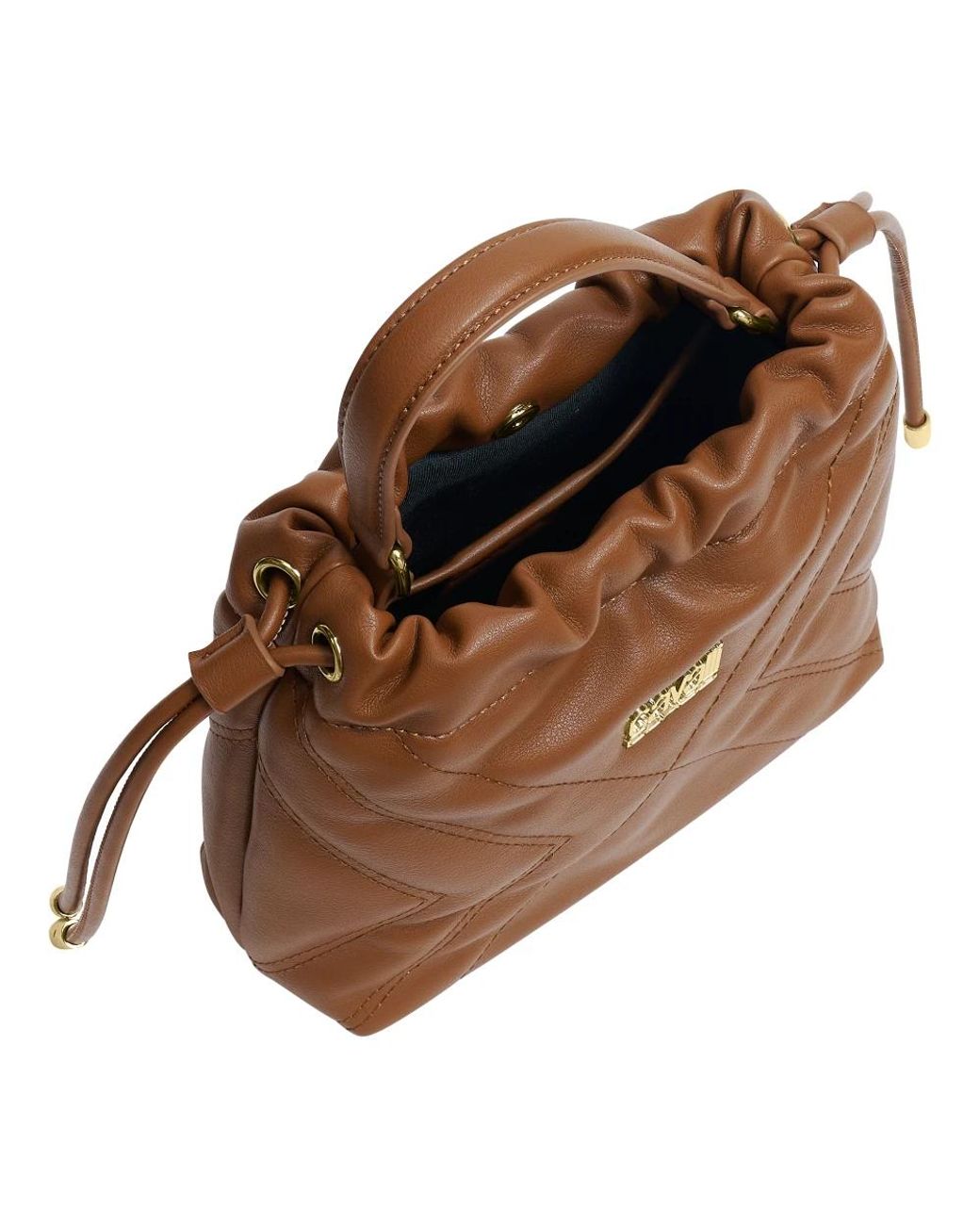 Roberto Cavalli Brown Bucket Bags