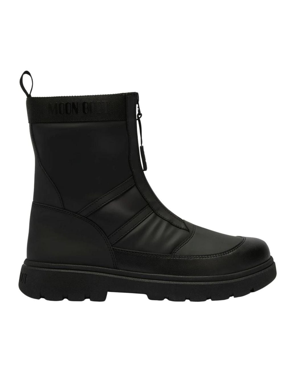 Moon Boot Combat Zip Boot in Black für Herren