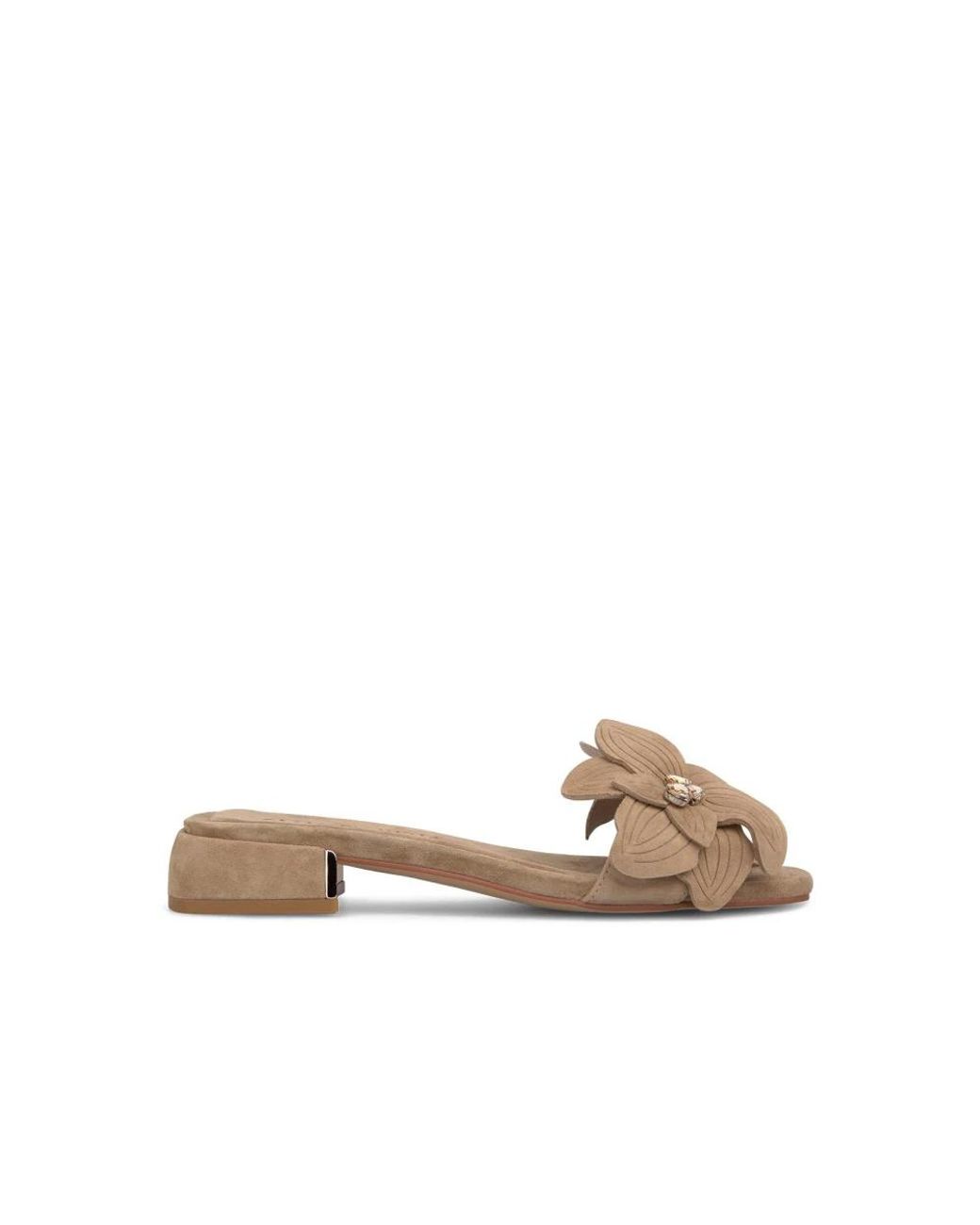 Alma En Pena. Natural Heeled Mules