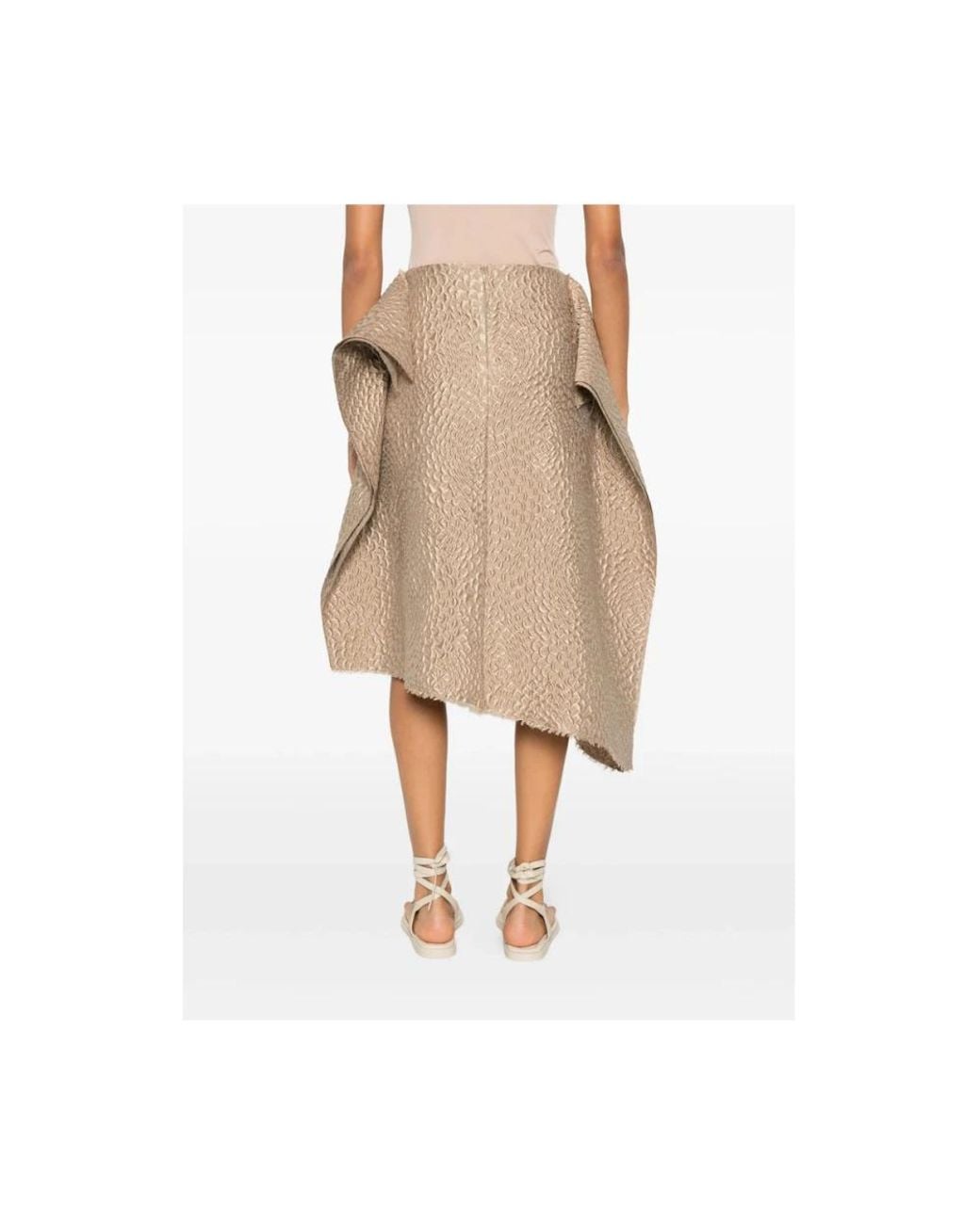 Midi Skirts Niccolò Pasqualetti de color Natural