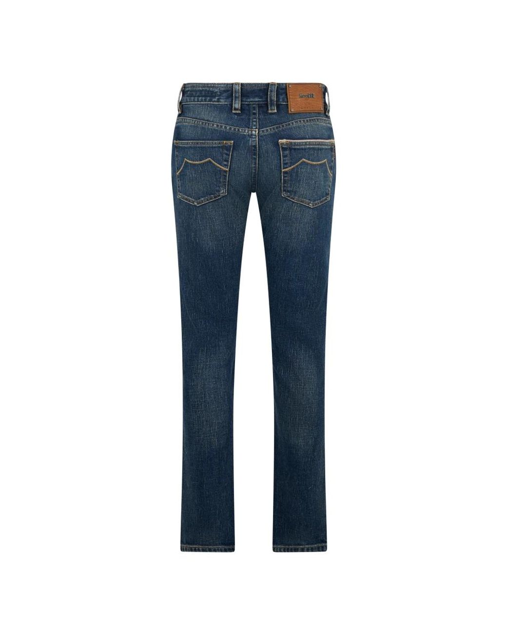 Moorer Blue Slim Fit Jeans for men